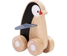 Dėlionė PlanToys žaislas - Važiuojantis pingvinas (PT5444)