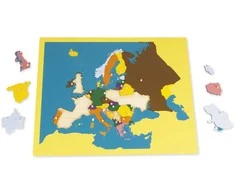 TimeTEX Dėlionė Europos žemėlapis "Montessori Premium" (TT94721)