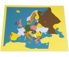 TimeTEX Dėlionė Europos žemėlapis "Montessori Premium" (TT94721)