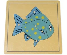 TimeTEX Dėlionė Žuvis "Montessori Premium" (TT94741)