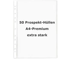 TimeTEX Įmautės Prospectus A4 premium, pastiprintos, 50 vnt. (TT64328)