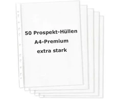 TimeTEX Įmautės Prospectus A4 premium, pastiprintos, 50 vnt. (TT64328)