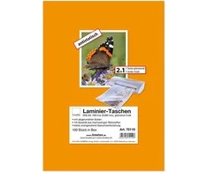TimeTEX Laminavimo vokai "Du viename. Matinis - blizgus", A3 2x80 mic, 100 vnt. (TT70110)