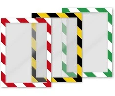 TimeTEX Magnetinių įmaučių A4 (kišenių) su Signaliniais rėmeliais rinkinys, 3 vnt. (TT64341)