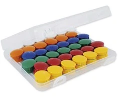 TimeTEX Magnetų rinkinys dėžutėje, 21 mm, 72 vnt. (TT93327)