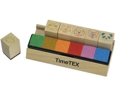 TimeTEX Mokytojo medinių antspaudų rinkinys, 6 vnt. (TT62344)