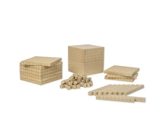 TimeTEX Pagrindinis skaičiavimo rinkinys, 121 dalių, skaičių intervalui iki 1000, natūralios spalvos (TT93932)