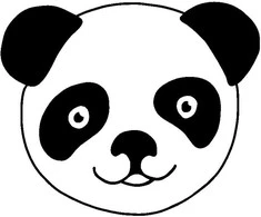 TimeTEX Perpetuum šilkografinis antspaudas - Panda (TT62337)