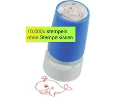 TimeTEX Perpetuum šilkografinis antspaudas - Banginis, apvalus (TT62364)