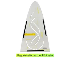 TimeTEX Profesionalus magnetinis parabolės šablonas, 59 cm, su rankena (TT62676)