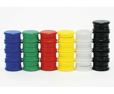 TimeTEX Spalvotų magnetų rinkinys, skersmuo 24 mm, 50 vnt. (TT93178)