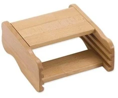 TimeTEX Spintelė su trimis lentynėlėmis Botanikos dėlionėms susidėti "Montessori Premium" (TT94783)