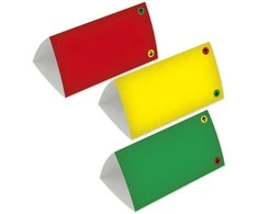 Timetex Šviesoforo kortelių rinkinys, 3 pusių, 10 vnt. (TT10842)