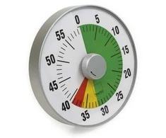 TimeTEX Tylus laikmatis L, 19 cm, su šviesoforo spalvų laiko disku (TT61929)