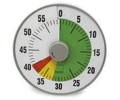 TimeTEX Tylus laikmatis L, 19 cm, su šviesoforo spalvų laiko disku (TT61929)