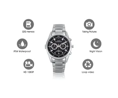 Laikrodis- Kamera HD 32GB su AUTO naktinio filmavimo funkcija