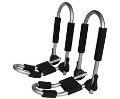 Automobilis stogo laikiklis baidarei AMBER KAYAK RACK J-STYLE FOLDABLE, Sulankstoma, Komplektas.
