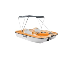 Vandens dviratis PELICAN MONACO DLX ANGLER, 229 x 159 cm, 50 kg, 2 suaugę + 2 maži vaikai, RAM-X, HDPE, Pagaminta Kanadoje, Oranžinis
