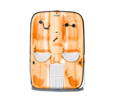 Vandens dviratis PELICAN MONACO DLX ANGLER, 229 x 159 cm, 50 kg, 2 suaugę + 2 maži vaikai, RAM-X, HDPE, Pagaminta Kanadoje, Oranžinis