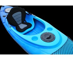 Universali reguliuojama sėdynė AMBER DELUXE SEAT, Juoda, (Irklentei, baidarei)