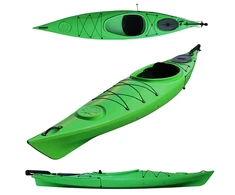 Vienvietė baidarė AMBER MOLAKE 11.5 WR, Su vairo sistema, 355 x 63 x 36 cm, LDPE, Žalia