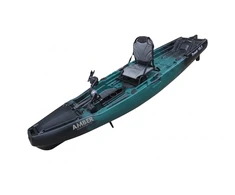 Vienvietė minama žvejybinė baidarė AMBER TROUT 10.5, PROP pedal, 320 x 85 x37 cm, Juodas Teal, HDPE