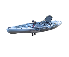 Vienvietė modulinė žvejybinė baidarė AMBER KORA 10.8, Flap pedal, 330 x 88 x 31 cm, Winter Camo, HDPE (Nemokamas pristatymas)