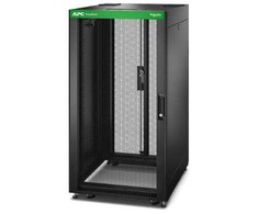 Schneider Electric Apc Easy Rack 800mm/42U/1200mm su stogu, šoniniu skydeliu, ratukais, kojomis ir 4 laikikliais, be dugno, juodas