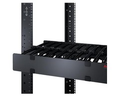 Apc Horizontal Cable Manager 1U x 4 Deep vienpusis su dangteliu