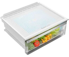 BEKO BCNA306E5ZSN įmontuojamas šaldytuvas, 193,5 cm, D energijos klasė, HarvestFresh, Neo Frost, metalinė sienelė