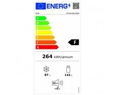 BEKO Šaldytuvas RCSA240K40WN, Energy class E, Height 153cm, Baltas