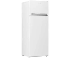 BEKO Šaldytuvas RDSA240K40WN, Energy class E, Height 146.5 cm, Baltas