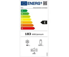 BEKO Šaldytuvas RDSA240K40WN, Energy class E, Height 146.5 cm, Baltas