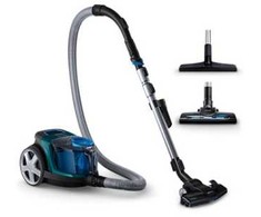 Dulkių siurblys Philips PowerPro Compact Bagless FC9334/09 TriActive and Hard floors nozzle Allergy filter with PowerCyclone 5 Technology, pažeista pakuotė