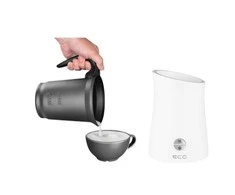 ECG NM 2255 Latte Art Baltas Pieno putotuvas, 3 automatiniai darbo režimai, Šildymo talpa: 300 ml / putojimui 150 ml