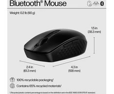 Hewlett Packard (HP) HP 425 Silent Wireless Bluetooth Pelė - Programuojamas, 4 krypčių slinkimas - Juodas