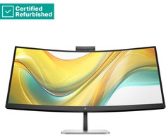 Hewlett Packard (HP) RENEW GOLD HP 534pm Series 5 Pro Curved Conferencing Monitorius - 34" 3440x1440 WQHD 400-nit 100Hz AG, Curved, VA, USB-C(100W)/USB-C(15W)/HDMI/DisplayPort, 3x USB-A, speakers, 5MP webcam, RJ-45 LAN, height adjustable/tilt/swivel, 1 metai (Atnaujinta)