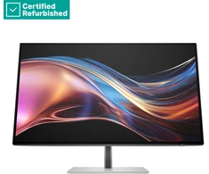 Hewlett Packard (HP) RENEW Sidabrinis HP 727pu Series 7 Pro QHD TB4 Charging Monitorius - 27" 2560x1440 QHD 400-nit 120Hz AG, IPS Juodas HDR 400, USB-C(100W/15W)/HDMI/DisplayPort Daisy-Chain, 5x USB-A, RJ-45 LAN, height adjustable/tilt/swivel/pivot, 1 metai