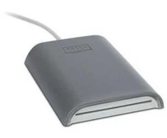 HID OMNIKEY 5422 13.56MHZ dvigubos sąsajos bekontaktis USB intelektualiųjų kortelių skaitytuvas, žemo dažnio, pilka
