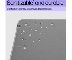 HP 205 Desk Mat/Pelė kilimėlis - Anti-Slip, Sanitizable, Spill-resistant - Pilkas, 70x30cm