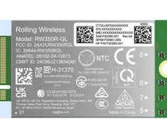 HP 4G LTE Modem m.2 WWAN Cat 19 Mobile Broadband Cellular (compatible with WWAN-ready EliteBook 8 X - G1i G1a - 13 14 16, Flip, ZBook 8 X Fury - G1i G1a - 14 16 18)