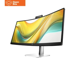 HP 534pm Series 5 Pro WQHD USB-C Curved Conferencing Monitorius - OPENBOX - 34" 3440x1440 WQHD 400-nit AG, VA, USB-C(100W/15W)/HDMI/DisplayPort, 3x USB-A, speakers, 5MP webcam, RJ-45 LAN, height adjustable/tilt/swivel, 3 metai (replaces E34m)
