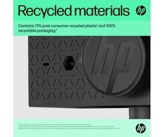 HP 625 USB FHD konferencijų verslo internetinė kamera – pakreipta, pasukama, dvigubą triukšmą mažinantis mikrofonas, HDR, suderinama su „Windows Hello“, pritvirtinama – Juodas