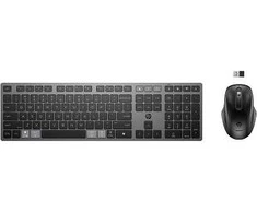 Hewlett Packard (HP) HP 725 Multi-Device Rechargeable Belaidė klaviatūra ir pelė Combo EURO