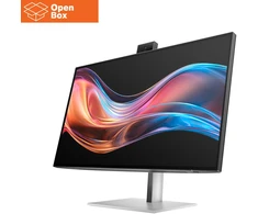 HP 727pm Series 7 Pro 4K Conferencing Monitorius - 27" 3840x2160 UHD 400-nit 60Hz AG, IPS Juodas HDR 400, USB-C(100W/15W)/HDMI/DisplayPort Daisy-Chain, 5x USB-A, speakers, 5MP webcam, RJ-45 LAN, height adjustable/tilt/swivel/pivot, 3 metai (Pažeista pakuotė)