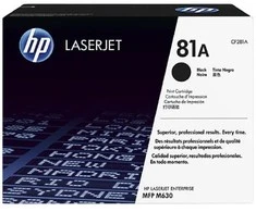 Hewlett Packard (HP) HP 81A Juodas Original LaserJet M604/M605/M606 Toneris Cartridge (~10,500 pages)