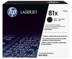 Hewlett Packard (HP) HP 81X High Yield Juodas Originali LaserJet M605/M606 dažų kasetė (~25 000 puslapių)