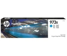 Hewlett Packard (HP) HP 973X didelės našumo žalsvai mėlyna originali kasetė plataus puslapio (7 000 puslapių)