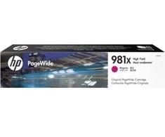 Hewlett Packard (HP) „HP 981X High Yield Magenta“ originali kasetė „PageWide“ (10 000 puslapių)