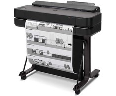HP DesignJet T650 Spausdintuvas/Plotter 2025 edition - 24" Roll/A4,A3,A2,A1 Color Ink, Print, Auto Sheet Feeder, Auto Horizontal Cutter, LAN, WiFi, 26 sec/A1 page, 81 A1 prints/hour, with Stand, 2 metai